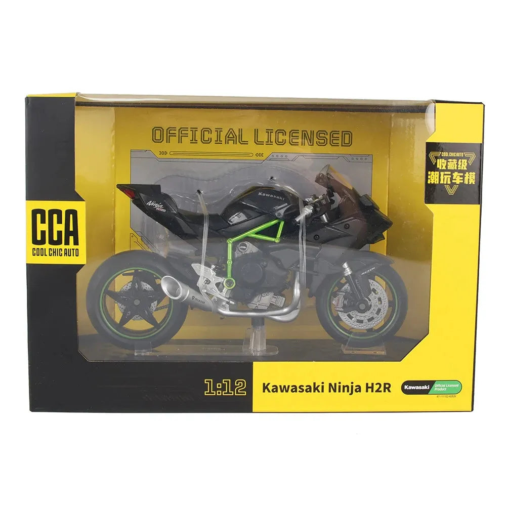 Kawasaki Ninja H2R 1:12 CCA licensed diecast scale model bike collectible