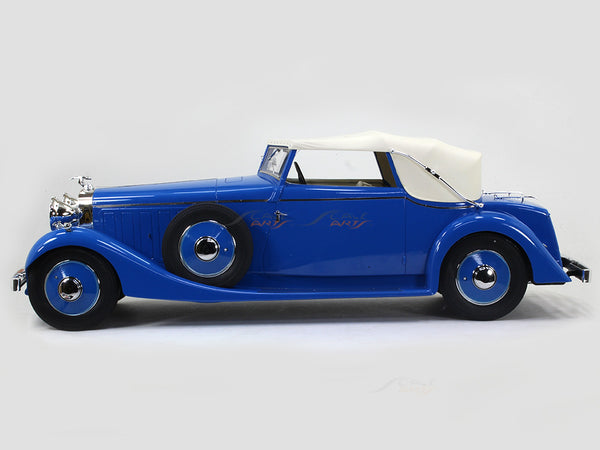 1934 Hispano Suiza J12 Drophead Coupe by Fernandez Darrin closed 1:18 Esval models scale car.