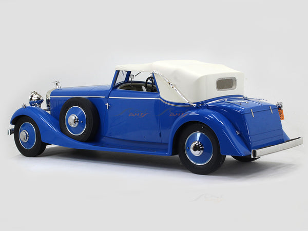 1934 Hispano Suiza J12 Drophead Coupe by Fernandez Darrin closed 1:18 Esval models scale car.