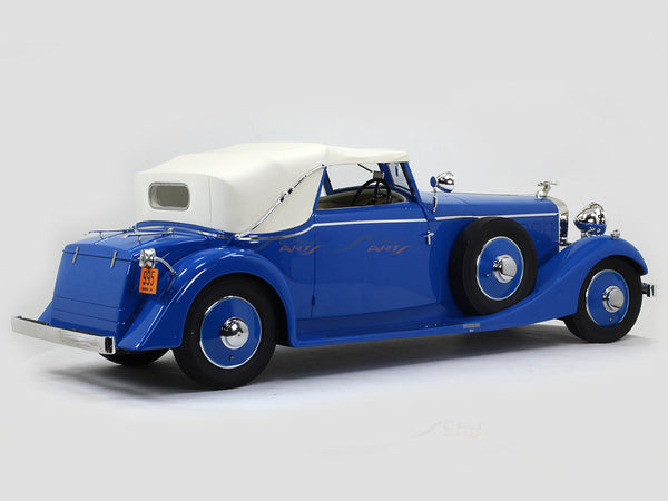 1934 Hispano Suiza J12 Drophead Coupe by Fernandez Darrin closed 1:18 Esval models scale car.
