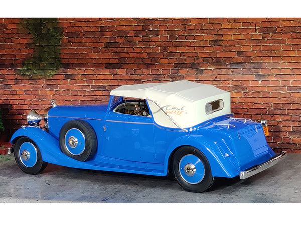 1934 Hispano Suiza J12 Drophead Coupe by Fernandez Darrin closed 1:18 Esval models scale car.