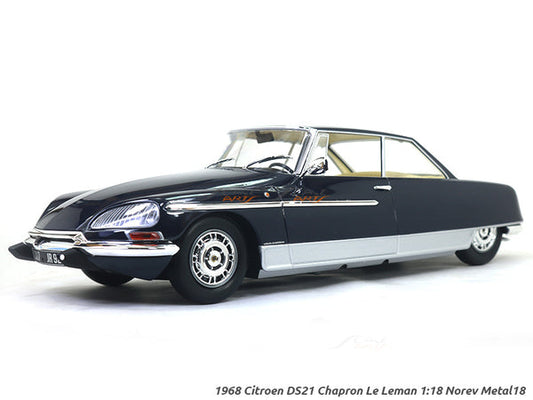 1969 Citroen DS21 Chapron Le Leman 1:18 Norev Metal18 Scale diecast model car.