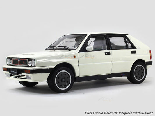 1989 Lancia Delta HF Intigrale 1:18 Sunstar diecast Scale Model car.