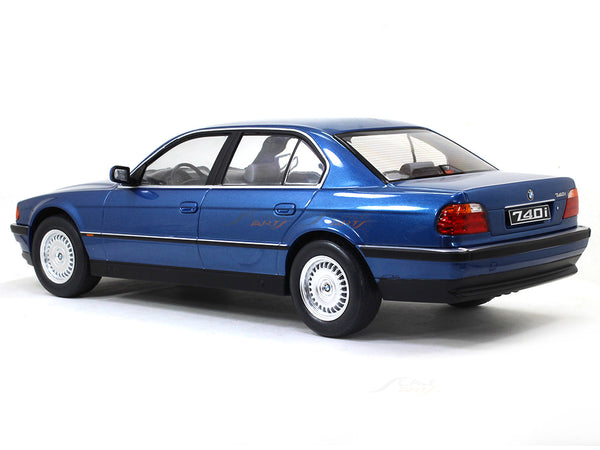 Pre Order: 1994 BMW 740i E38 Series I Blue 1:18 KK Scale diecast model car.