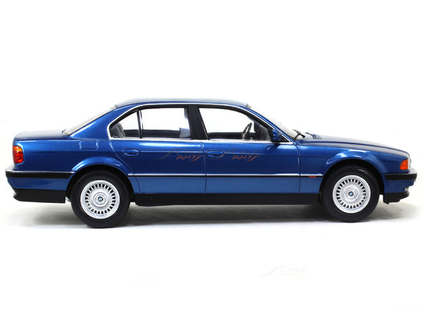 Pre Order: 1994 BMW 740i E38 Series I Blue 1:18 KK Scale diecast model car.