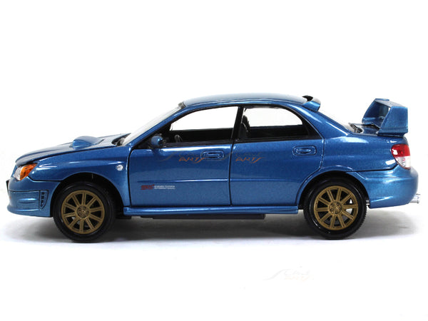 2003 Subaru Impreza WRX STI 1:24 Motormax diecast scale model car.
