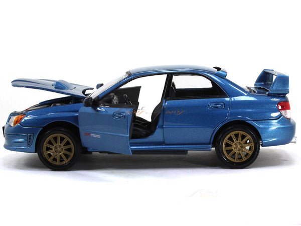 2003 Subaru Impreza WRX STI 1:24 Motormax diecast scale model car.