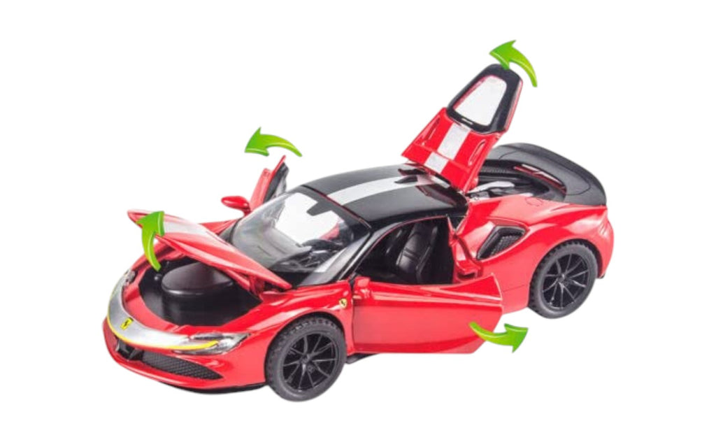 Ferrari SF90 Stradale 1:24 diecast scale model car collectible | Assorted Colors