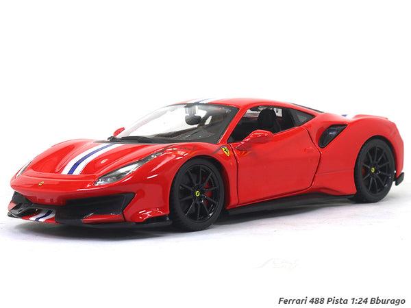 Ferrari 488 Pista 1:24 Bburago diecast Scale Model car.
