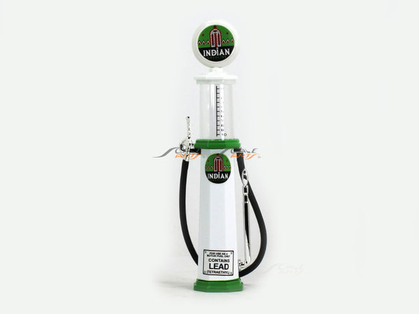 Indian Gasoline Service Gas Pump set 1:18 Road Signature Yatming diecast model.