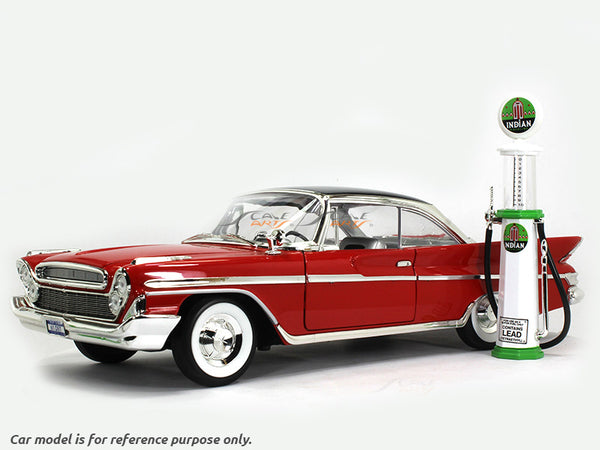 Indian Gasoline Service Gas Pump set 1:18 Road Signature Yatming diecast model.