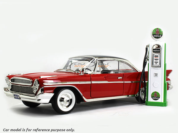 Indian Gasoline Service Gas Pump set 1:18 Road Signature Yatming diecast model.