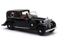 Rolls Royce Phantom III H J Mulliner black 1:76 Oxford diecast Scale Model Car.