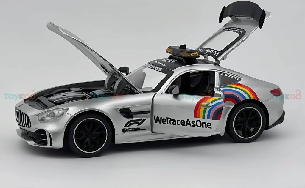 2020 Mercedes-Benz AMG GT-R Safety Car formula 1 1:18 diecast scale model - Big Size
